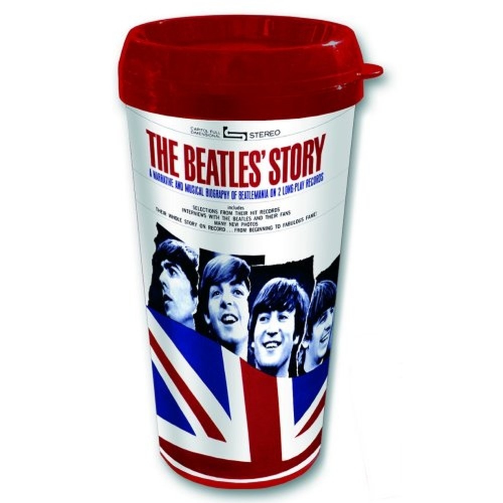 The Beatles - The Beatles Story Travel mug - White/Multicolours